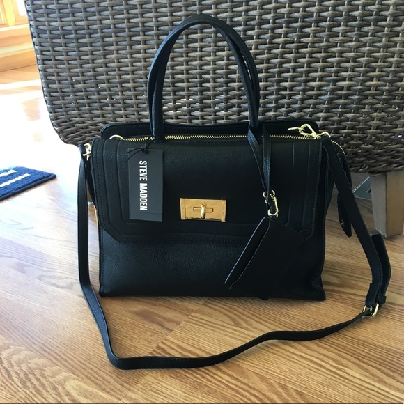 Steve Madden Handbags - Steve Madden Black Satchel
